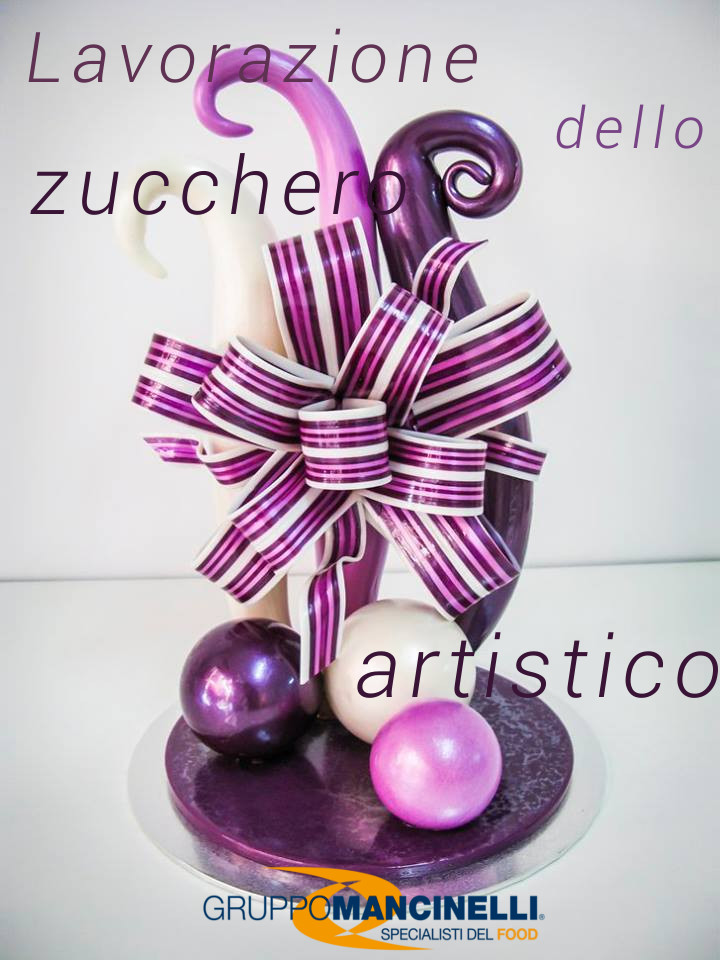 creazioni di zucchero, rosa